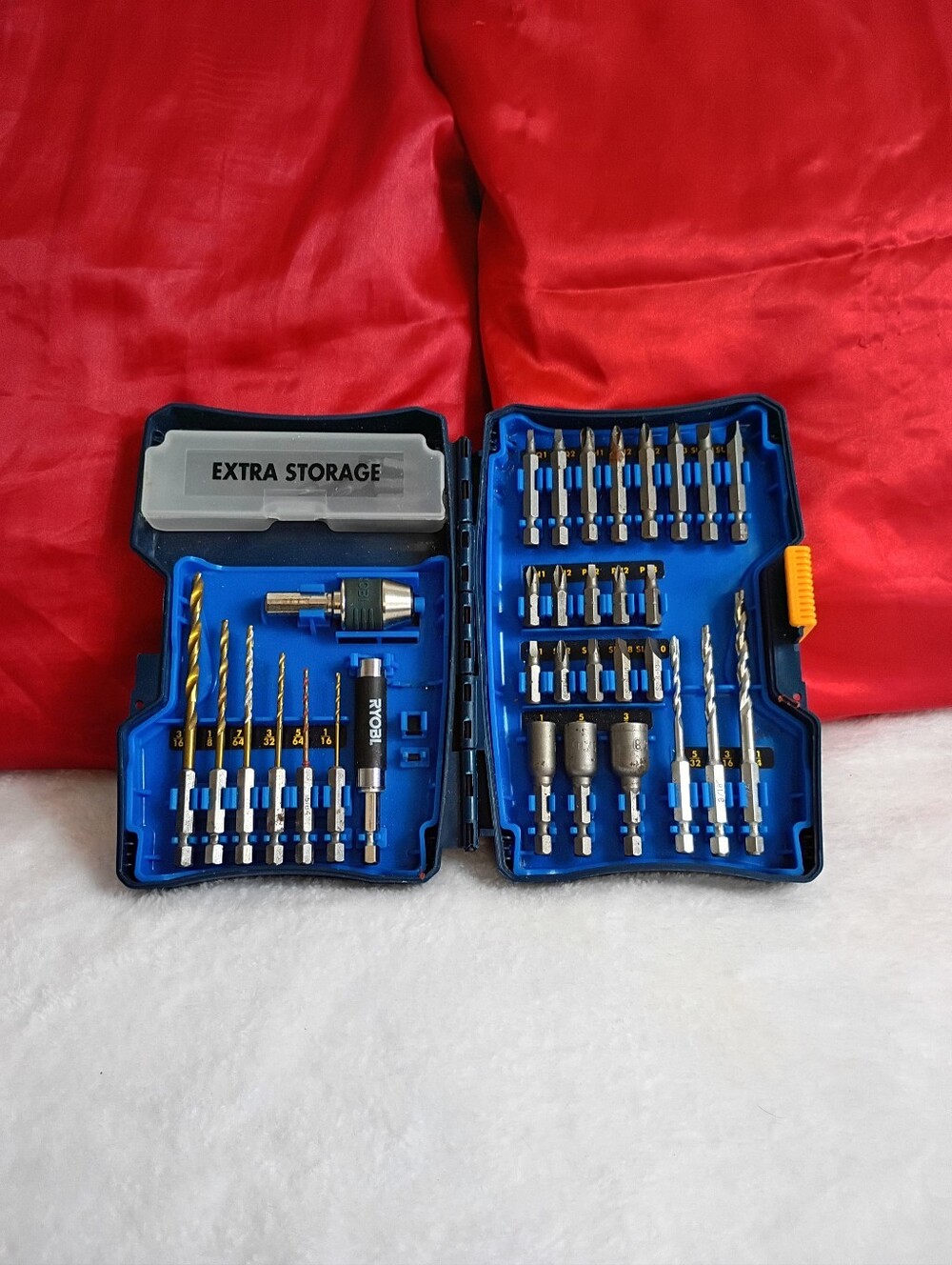 RYOBI Drill Bit Set with Extra Storage Case